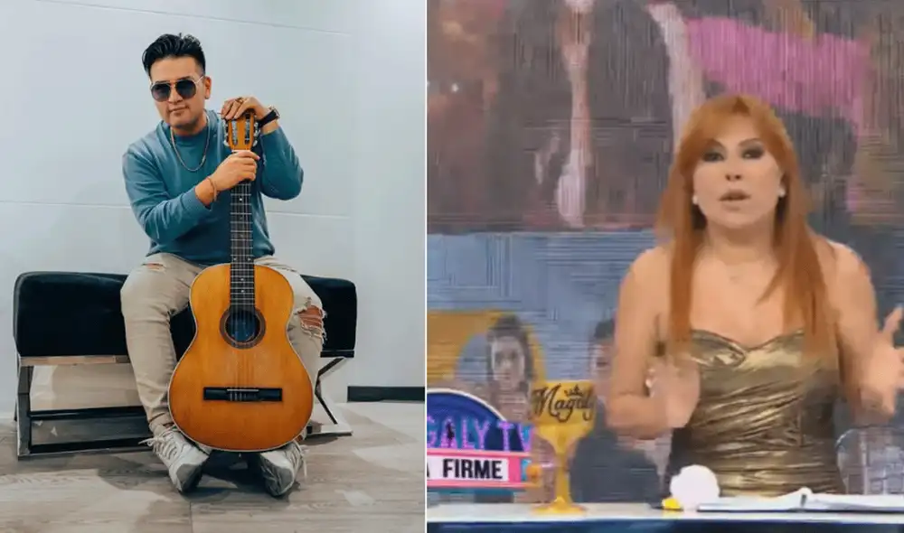 Magaly Medina lanza críticas sobre la voz de Deyvis Orosco. Foto: composición LR/@DeyvisOrosco/Instagram/captura de ATV