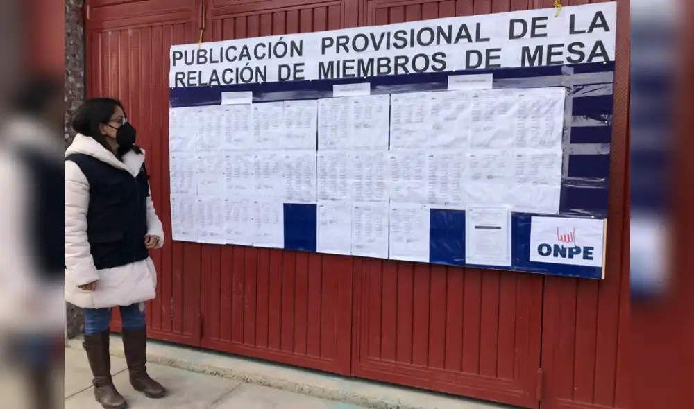 La ODPE San Pablo realizó la publicación preliminar de los miembros de mesa. Foto: ODPE San Pablo