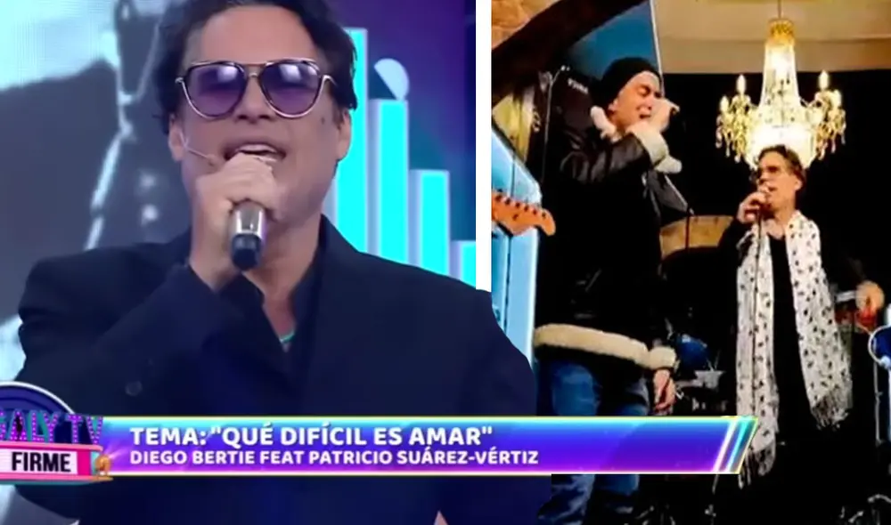 Patricio Suárez Vértiz rindió homenaje a Diego Bertie. Foto: composición LR/captura de ATV Patricio Suárez Vértiz rindió homenaje a Diego Bertie. Foto: composición LR/captura de ATV