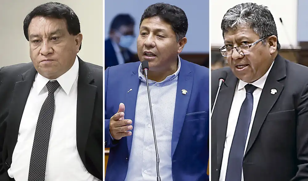 Presidentes de comisiones. José Luna, investigado por lavado, asumirá Presupuesto. “Los Niños” Raúl Doroteo y Jorge Flores presidirán RREE y Energía y Minas, respectivamente. Foto: composición La República/Congreso/difusión Presidentes de comisiones. José Luna, investigado por lavado, asumirá Presupuesto. “Los Niños” Raúl Doroteo y Jorge Flores presidirán RREE y Energía y Minas, respectivamente. Foto: composición La República/Congreso/difusión