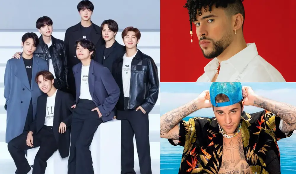 Reinado de BTS en YouTube acabaría en diciembre del 2022, según estimaciones. Foto: composición Hybe/YouTube