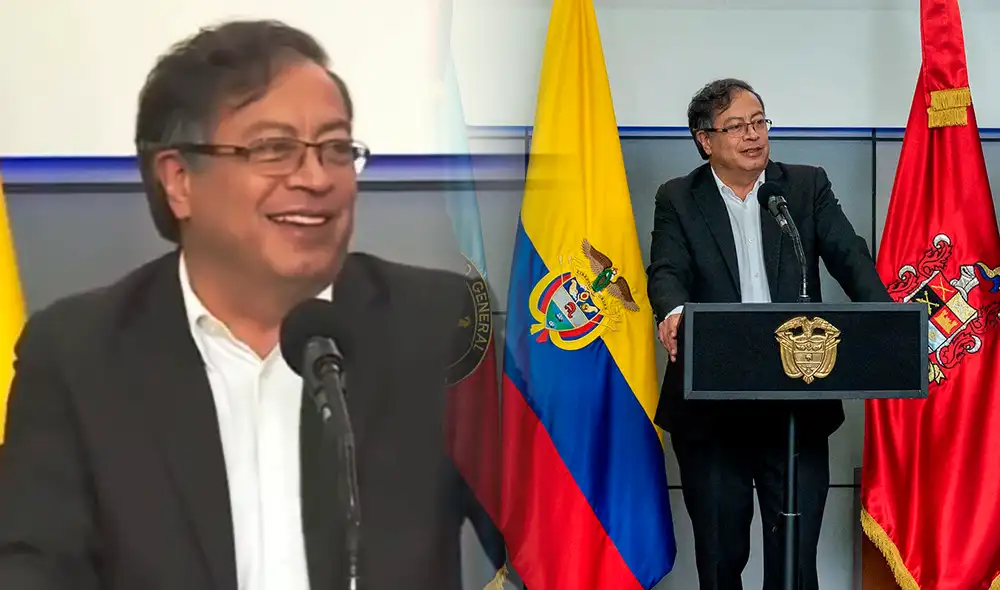 “Freud decía eso”, dijo Petro, luego de caer en cuenta del error que cometió. Foto: composición LR/ AFP/ Infobae “Freud decía eso”, dijo Petro, luego de caer en cuenta del error que cometió. Foto: composición LR/ AFP/ Infobae