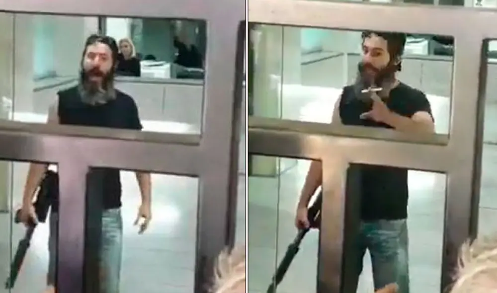Un cliente tomó rehenes en una entidad bancaria en el centro de Beirut. Foto: captura/ Twitter/ @floresdepapel6