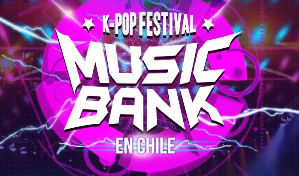 Póster del Music Bank de Chile en 2022. Foto: KBS