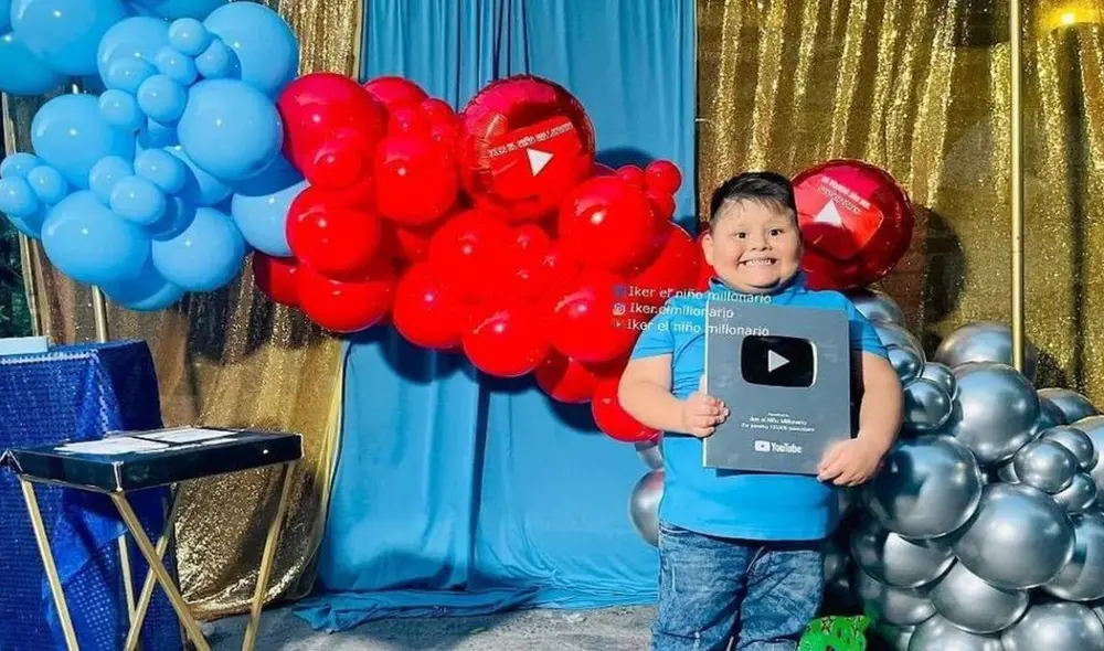 El niño millonario ya tiene más de 200.000 suscriptores en YouTube. Foto: Milenio
