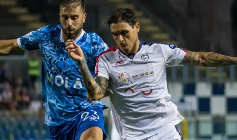Gianluca debutó con Cagliari en la Serie B. Foto: Cagliari