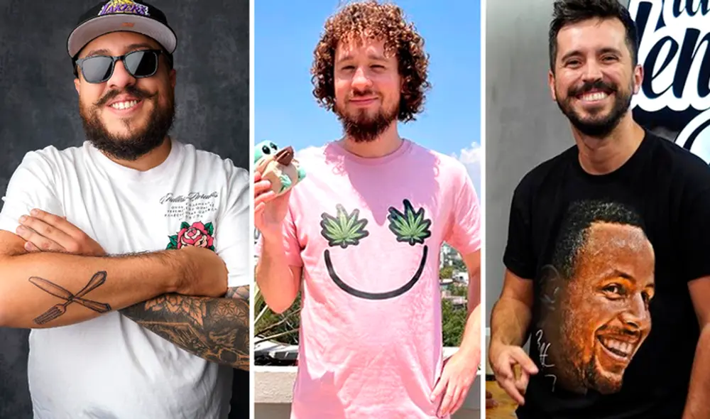 YouTube se ha convertido en una plataforma en la que tanto famosos como valores emergentes suben contenido de calidad. Foto: composición de Gerson Cardozo/La República/Instagram/Cholo Mena/Luisito Comunica/Jesús Alzamora