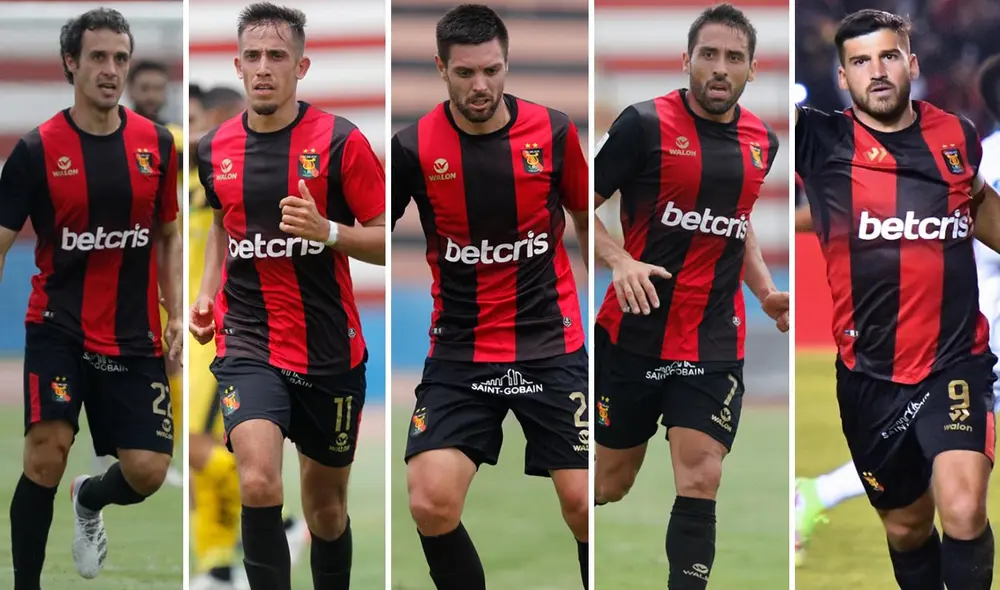 Todos los extranjeros de Melgar en este 2022 son jugadores argentinos. Foto: composición GLR/AFP Todos los extranjeros de Melgar en este 2022 son jugadores argentinos. Foto: composición GLR/AFP