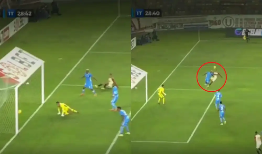 Gol de Succar. Foto: captura Gol Perú