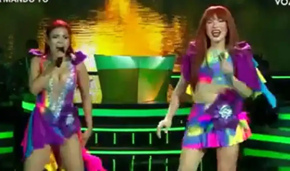 La Uchulú volvió a un escenario de Gisela Valcárcel. Foto: captura América TV