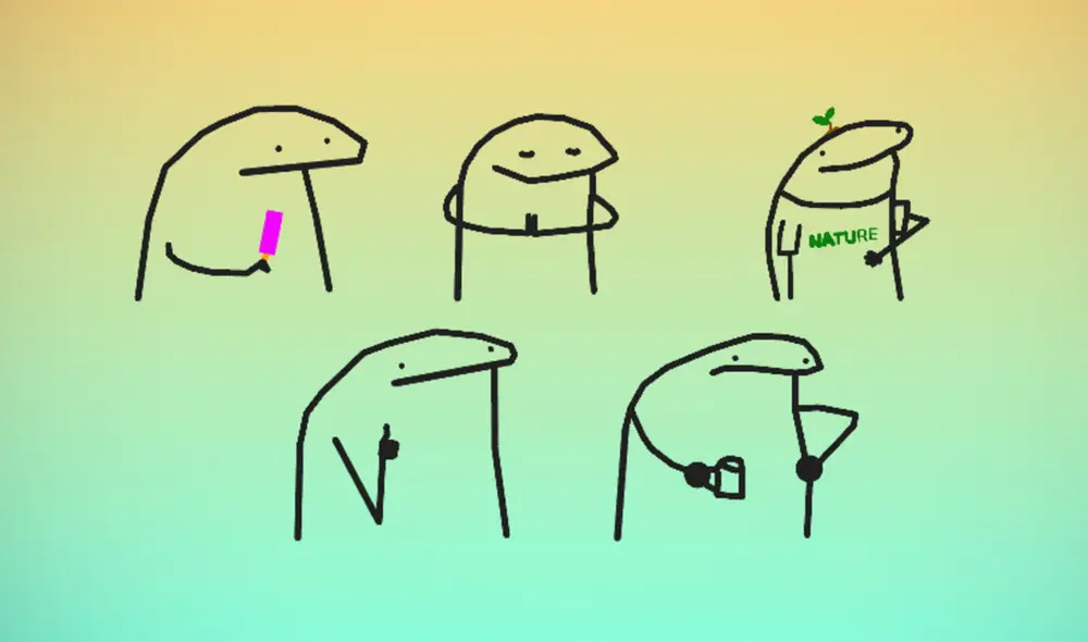 El creador de este ingenioso meme ha decidido mantenerse en el anonimato. Foto: Sticknodes