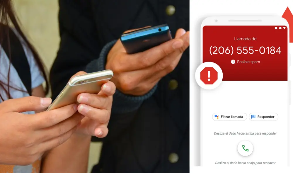 Las llamadas spam resultan un dolor de cabeza para muchos usuarios. Foto: composición LR/Difusión/Play Store