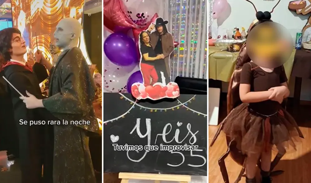 Cada una de las temáticas se eligieron de forma especial por admiración a algún cantante o programa favorito. Foto: composición LR/captura de TikTok/@julnicorn_/@geratamayo/@Chiquifiesta1