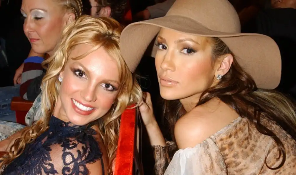 Britney Spears publicó una fotografía junto a JLo en su juventud. Foto: captura de Instagram