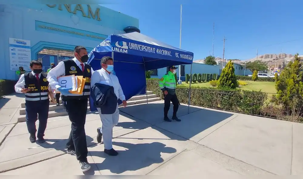 Son 17 personas capturadas que integrarían la organización criminal denominada Los académicos del sur. Foto: Fiscalía