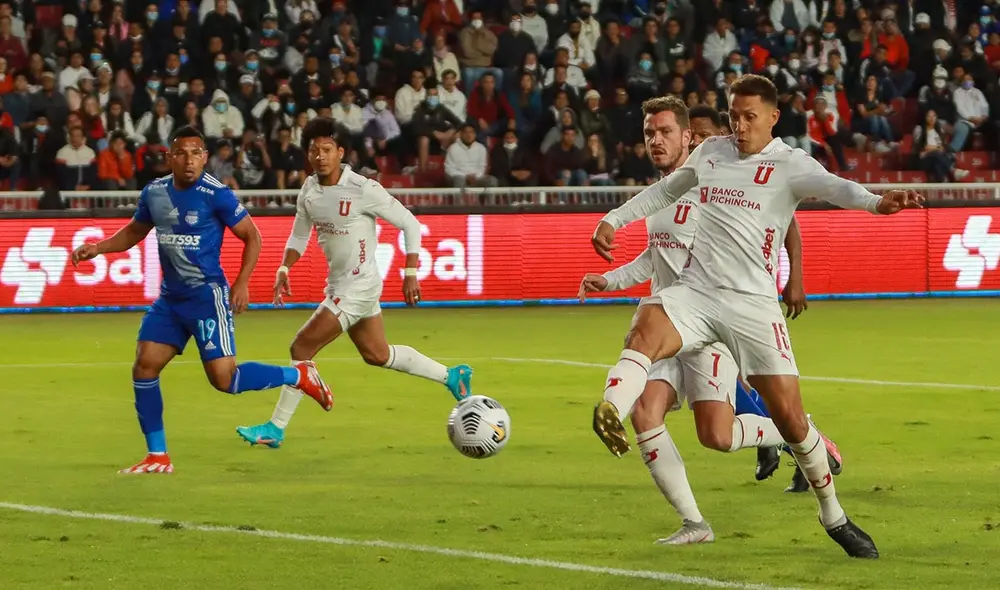 Liga de Quito es local contra Emelec en este partido. Foto: LDU