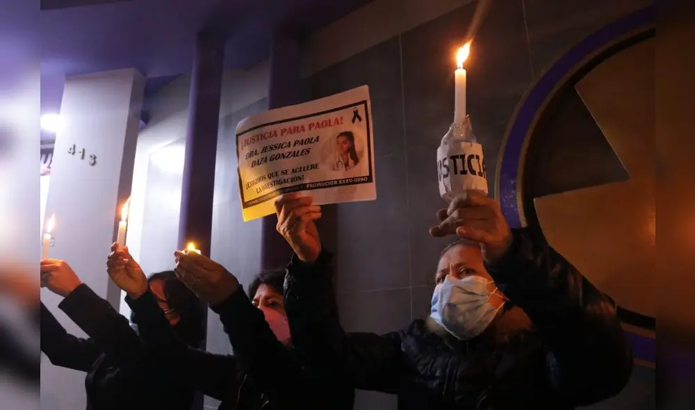 Familia, amigos y colegas exigen justicia para el caso de Jessica Daza. Foto: Prensa Total