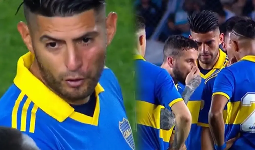 Carlos Zambrano es titular en el Boca Juniors vs. Racing. Foto: captura de ESPN