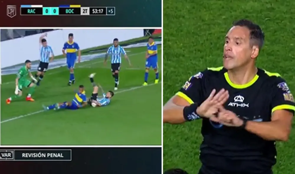 El Boca Juniors vs. Racing terminó 0-0 por la polémica decisión de Rapallini. Foto: captura de ESPN