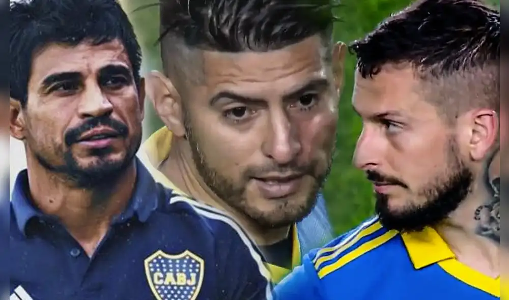 Hugo Ibarra reemplazó a Sebastián Battaglia en el banquillo de Boca Juniors. Foto: composición LR/Boca Juniors/captura ESPN