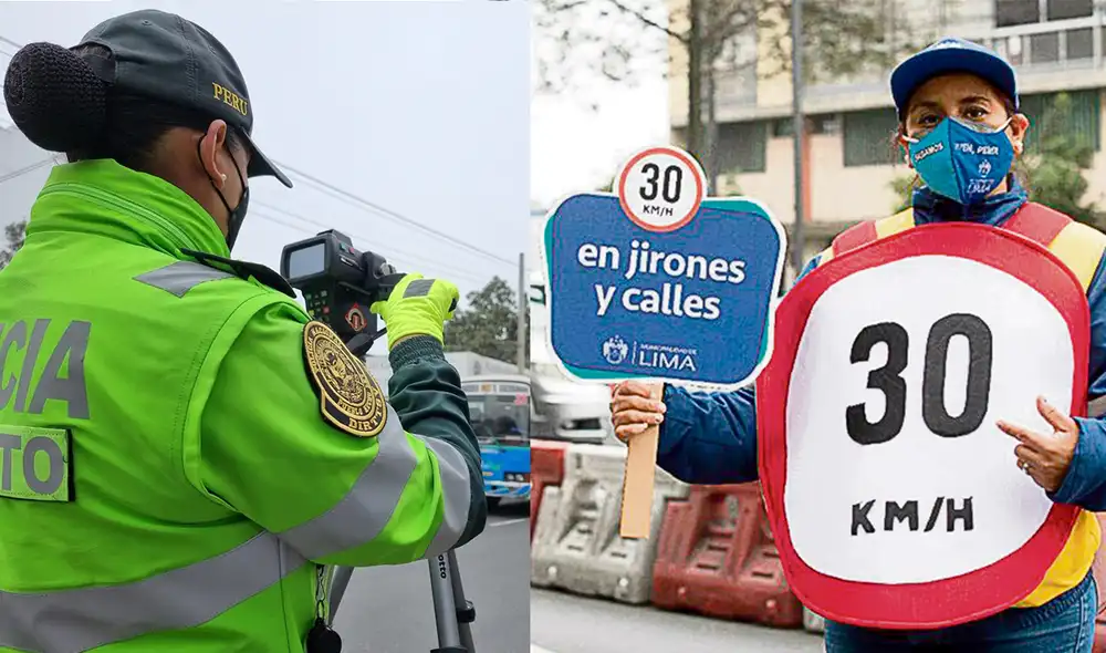 Respeto ante todo. Conductores deben cumplir con las nuevas exigencias. PNP estará atenta en las principales vías de Lima. Foto: composición LR  / María Pía Ponce URPI-LR / MML