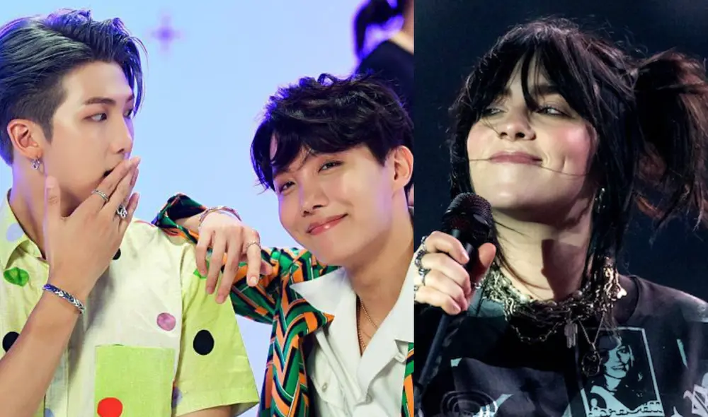 Además de contar con la presencia de Namjoon y J-Hope de BTS, en el concierto de Billie Eilish estuvieron integrantes de Red Velvet y TXT, así como la actriz Jung Ho Yeon de "Squid game". Foto: composición LR/Dispatch/InterscopeRecords