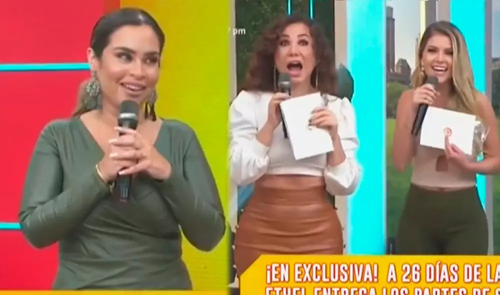 Ethel Pozo continúa con los preparativos para su boda. Foto: capturas América TV