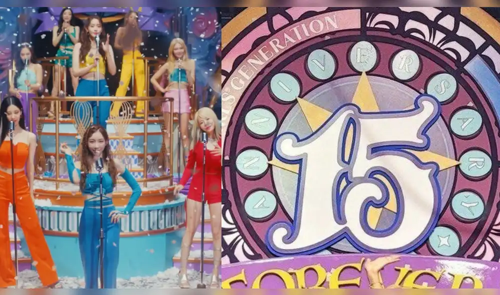 "Forever 1" marcó el regreso de SNSD como grupo completo tras 5 años. Álbum, además, fue lanzado por el 15 aniversario de la girlband junto al MV de la canción principal homónima. Foto: composición LR/SM