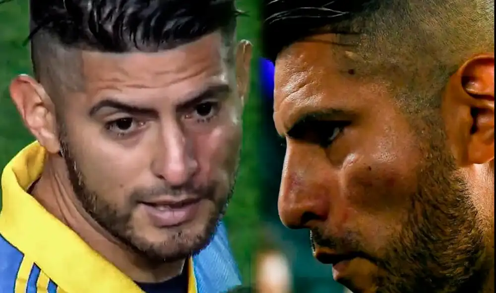 El 'Kaiser' fue el más afectado del choque contra Benedetto. Foto: composición LR/Boca Juniors