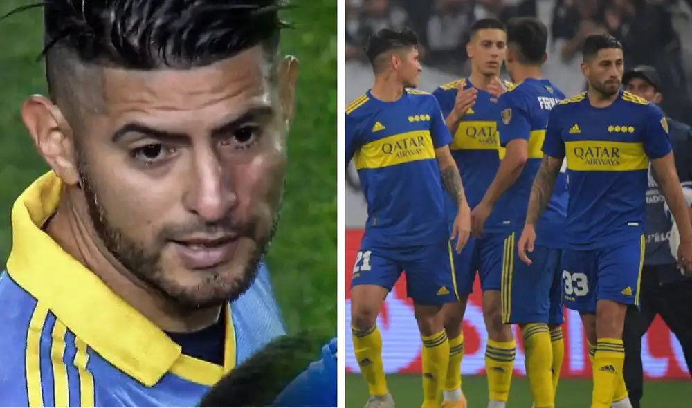 Carlos Zambrano llegó a Boca Juniors en el 2020. Foto: composición/captura de ESPN/AFP Carlos Zambrano llegó a Boca Juniors en el 2020. Foto: composición/captura de ESPN/AFP