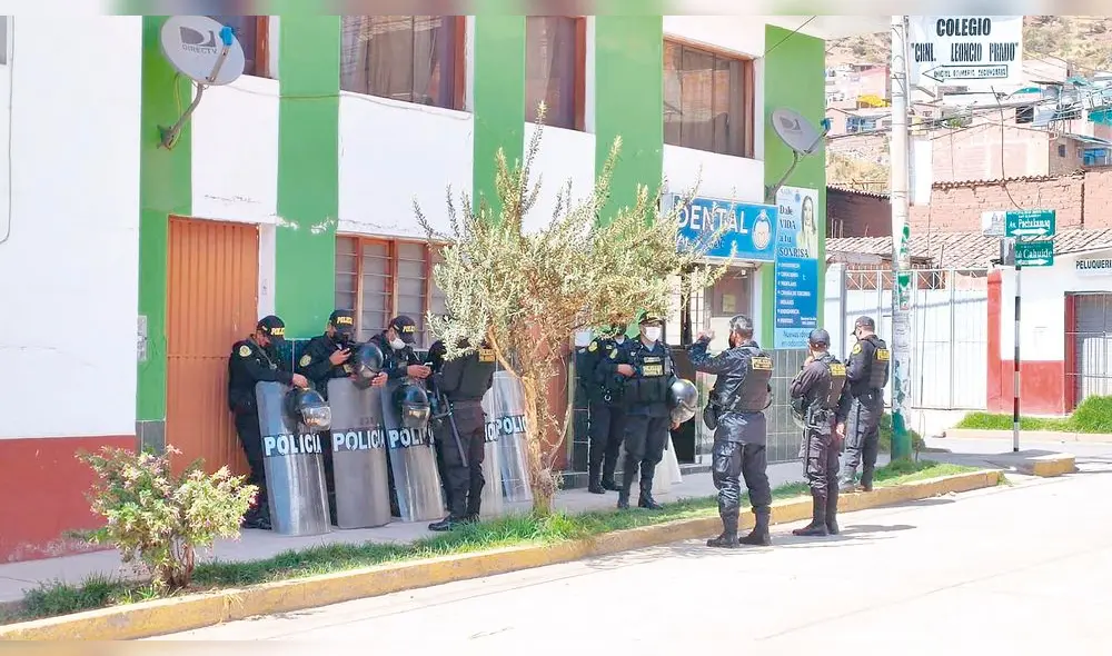 Allanamiento. Vivienda en Los Nogales, Cusco pertenece a dirigente de la comunidad de Huancuire, Javier Ochoa Núñez. Foto: La República