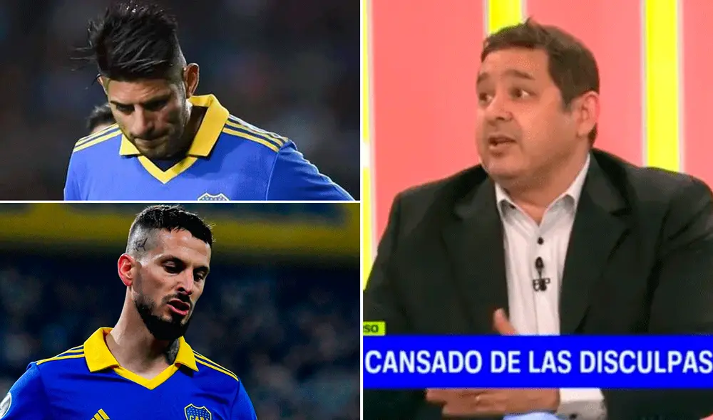 Zambrano y Benedetto se pelearon en el entretiempo del Boca-Racing. Foto: composición LR/TyCSports/Diario panorama