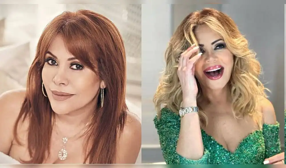 Magaly Medina no se cansa de cuestionar a Gisela Valcárcel, tras más de 25 años de enfrentamientos. Foto: composición Edu Gamboa/LR/Facebook/América TV.