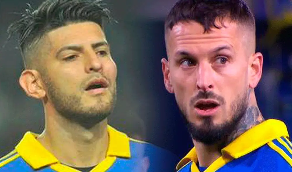 Zambrano y Benedetto se pelearon en el entretiempo del Boca-Racing. Foto: composición LR/Olé/ESPN