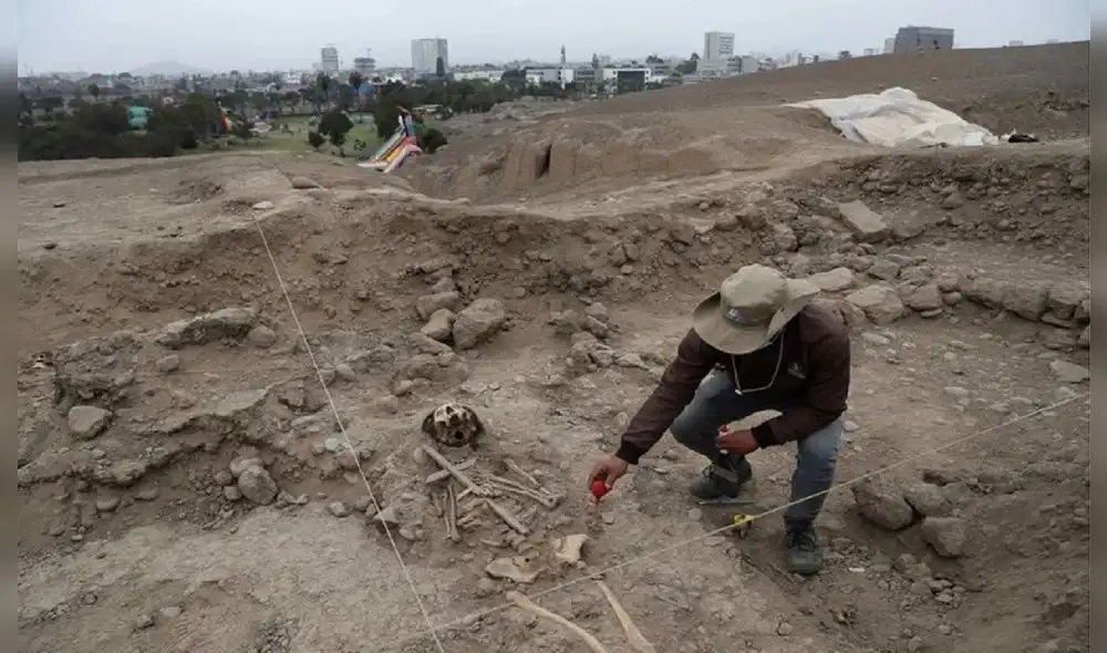 Aunque no se sabe el sexo ni la edad de los cadáveres, la única data concreta es que la época en la que vivieron sería a partir de 1532. Foto: EFE
