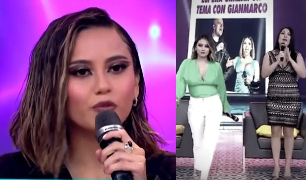Amy Gutiérrez aclara qué pasó realmente en "En boca de todos". Foto: composición LR/ captura de América TV