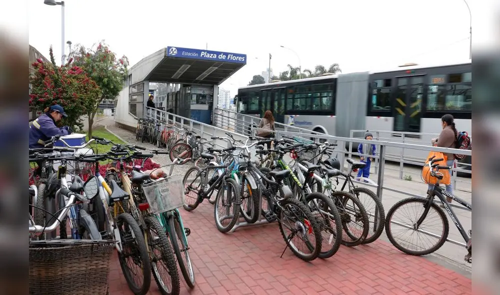 ATU: existen cicloparqueadores en una estación y dos terminales del Metropolitano. Foto: Metropolitano ATU: existen cicloparqueadores en una estación y dos terminales del Metropolitano. Foto: Metropolitano