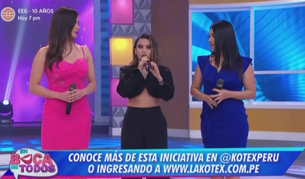 La cantante ha acudido a "En boca de todos" para explicar lo sucedido el pasado lunes 15. Foto: América TV