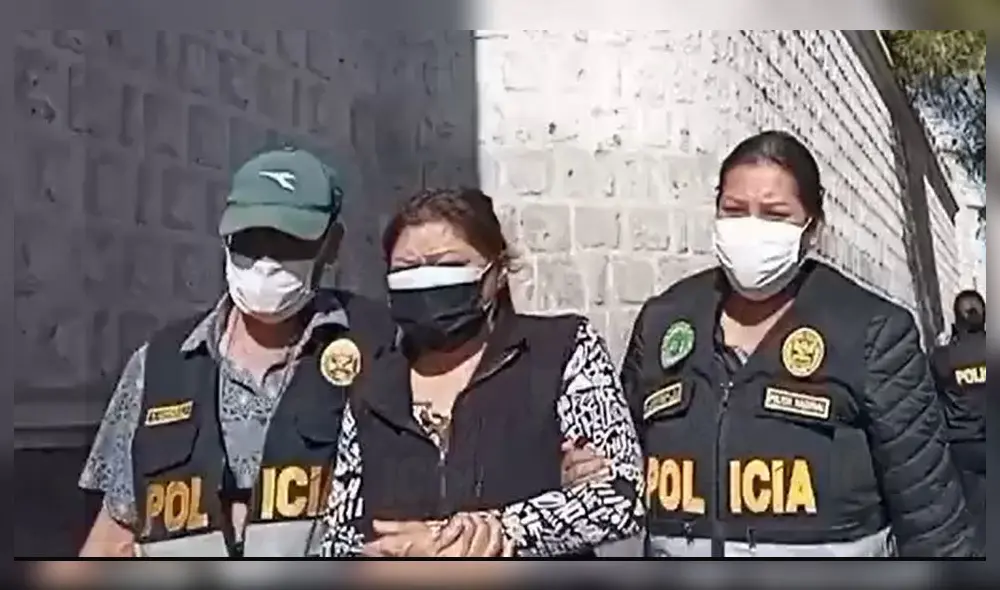 Amparo Tapia, conocida como la 'Tía Pocha', será recluida en un penal. Foto: Captura Exitosa Noticias Amparo Tapia, conocida como la 'Tía Pocha', será recluida en un penal. Foto: Captura Exitosa Noticias