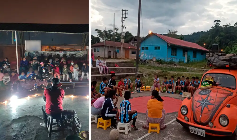 Rogerio espera seguir llevando alegría a los niños de las comunidades más alejadas a bordo de su Volkswagen. Foto: composición LR/captura de Facebook/ Rogerio Piva Rogerio espera seguir llevando alegría a los niños de las comunidades más alejadas a bordo de su Volkswagen. Foto: composición LR/captura de Facebook/ Rogerio Piva