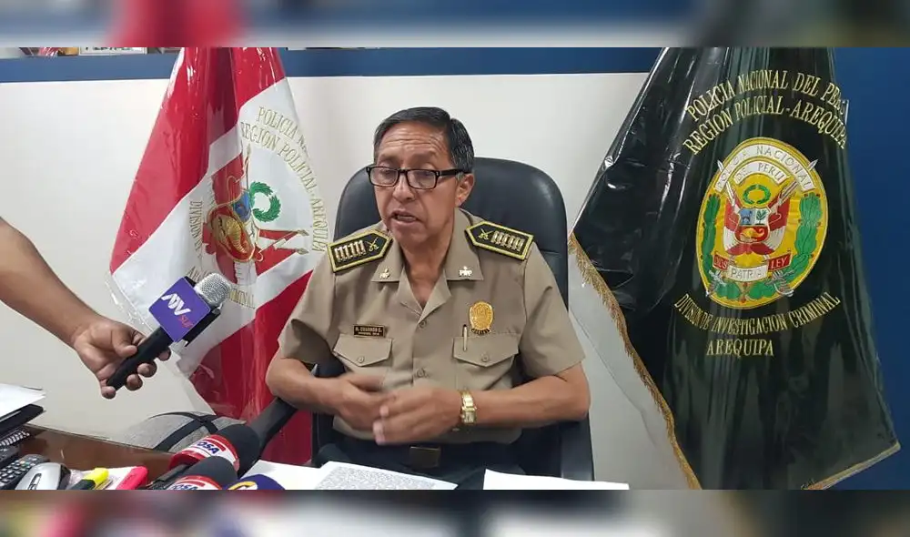 El jefe de la Divincri, coronel PNP Marcos Cuadros, se pronunció sobre el caso. Foto: La República