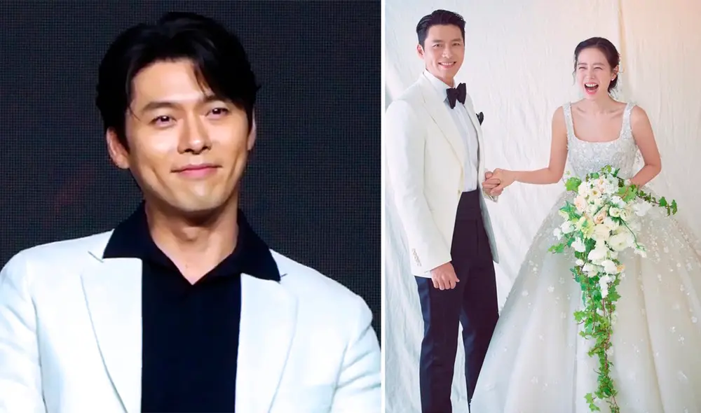 Hyun Bin se casó con Son Ye Jin, actriz con la que protagonizó el aclamado kdrama "Aterrizaje de emergencia en tu corazón". Foto: captura Newsen/VAST