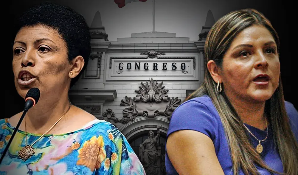 A menos de un mes de su designación como vicepresidenta, Moyano empieza a ubicar a militantes fujimoristas dentro del Congreso. Foto: composición de Fabrizio Oviedo/La República A menos de un mes de su designación como vicepresidenta, Moyano empieza a ubicar a militantes fujimoristas dentro del Congreso. Foto: composición de Fabrizio Oviedo/La República