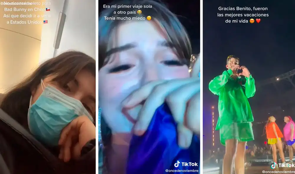 “Las mejores vacaciones de mi vida”, fueron las palabras de la joven tras estar a pocos metros del artista puertorriqueño. Foto: composición LR/TikTok/@oncedenoviembre “Las mejores vacaciones de mi vida”, fueron las palabras de la joven tras estar a pocos metros del artista puertorriqueño. Foto: composición LR/TikTok/@oncedenoviembre
