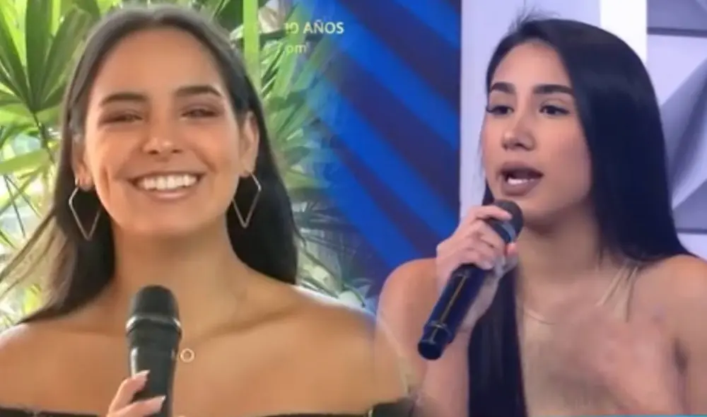 Valeria Flórez cuestiona la actitud de Samahara Lobatón en "En boca de todos". Foto: composición LR/capturas de Willax y América TV Valeria Flórez cuestiona la actitud de Samahara Lobatón en "En boca de todos". Foto: composición LR/capturas de Willax y América TV