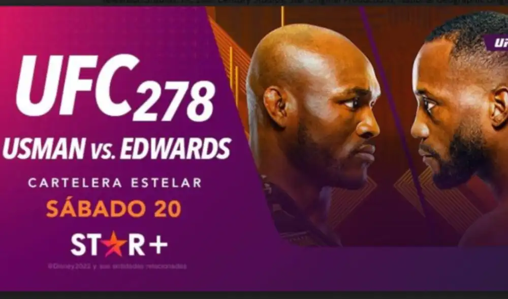 Kamaru Usman se volverá a ver las caras con Edwards. Foto: Star Plus
