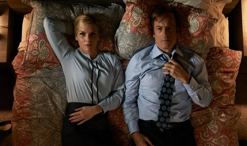 "Better Call Saul" Kim y Jimmy se convirtieron en una de las parejas más queridas de la televisión gracias a las brillantes interpretaciones de Rhea Seehorn y Bob Odenkirk. Foto: AMC