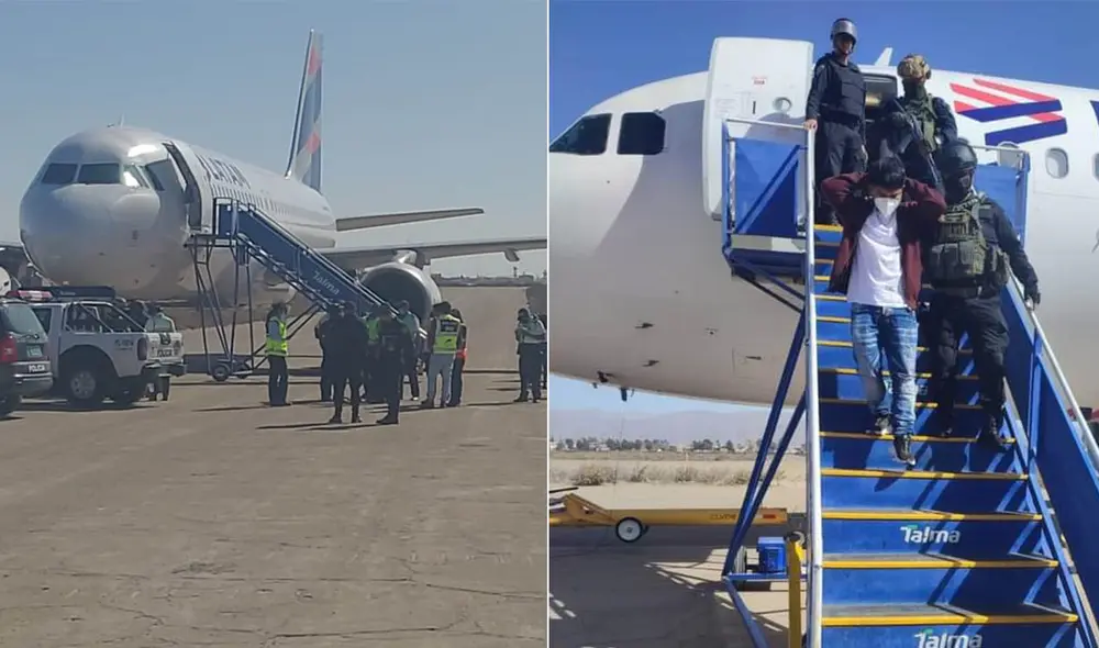 Sujeto que desató la alarma fue llevado a la comisaría del aeropuerto. Foto: PNP