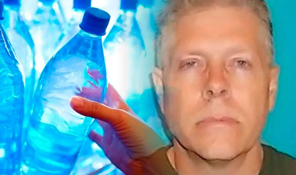 LeClair escuchaba la sentencia cuando empezó a beber de un recipiente de plástico. Foto: composición LR/BioBio Chile/OkDiario LeClair escuchaba la sentencia cuando empezó a beber de un recipiente de plástico. Foto: composición LR/BioBio Chile/OkDiario