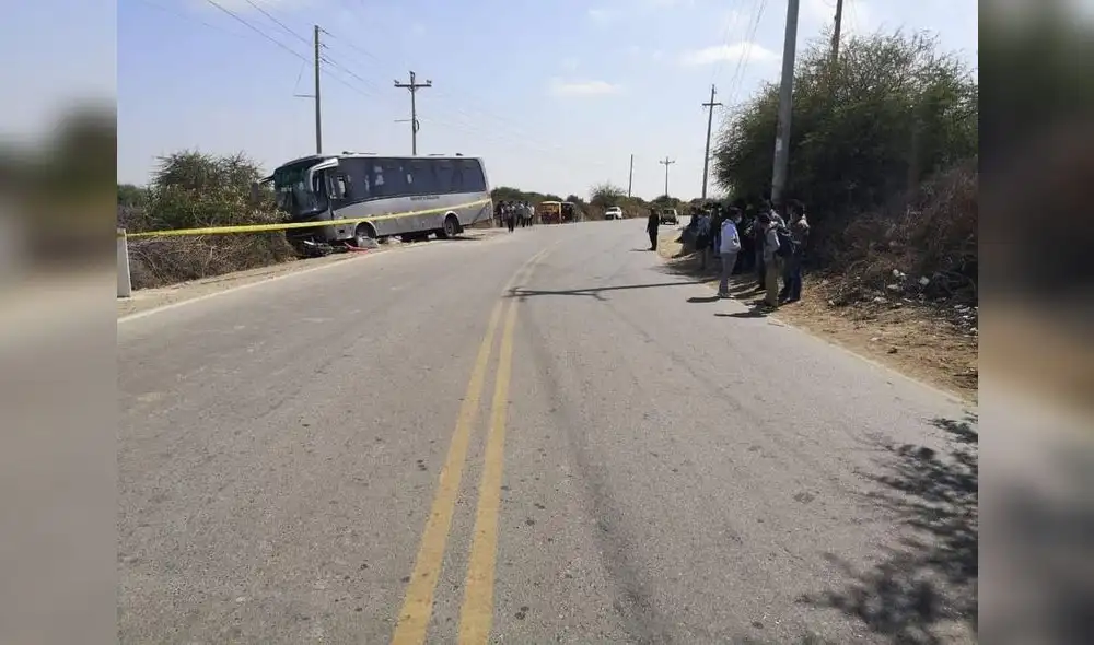 La PNP investiga el caso para determinar el grado de responsabilidad del conductor del bus. Foto: PNP